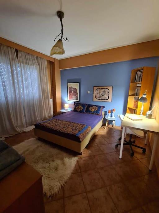 Όμορφο, Άνετο Ζεστά Διακοσμημένο Διαμέρισμα Thérmi Esterno foto